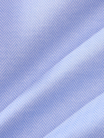 Сорочка мужская VESTER длинный рукав, трикотаж, 100% хлопок рисунок елочка, цвет голубой 50919 01