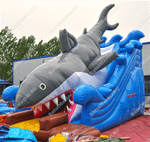 Коммерческий надувной батутный комплекс "Мир акул и осьминогов" B-15724