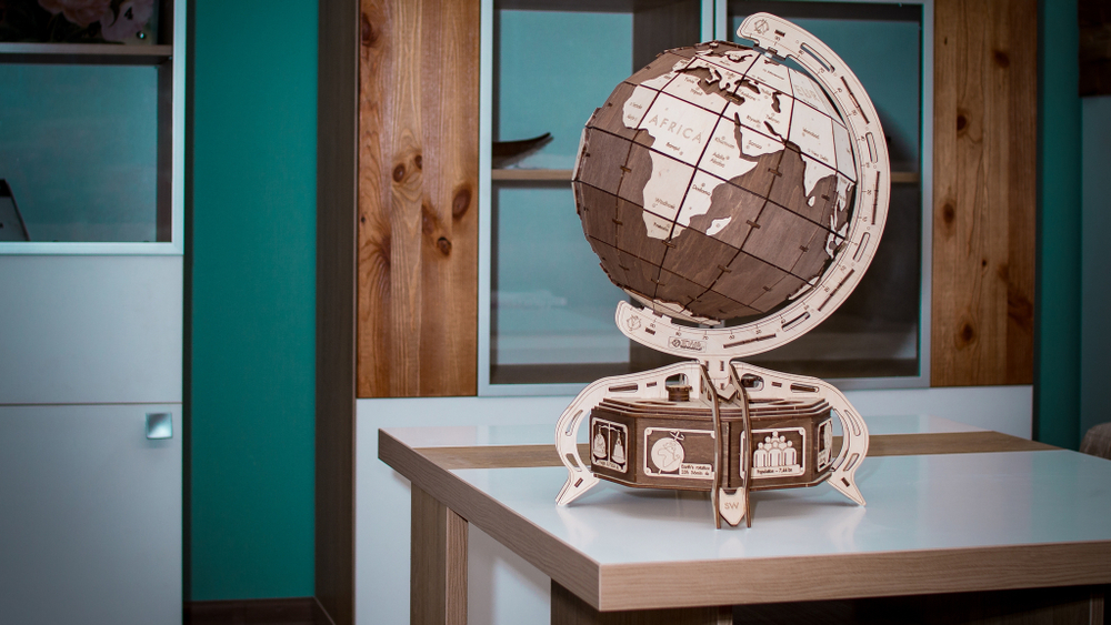 Конструктор деревянный 3D EWA Глобус