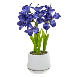 GAEM Цветочная композиция "Альстромерия", L18 W18 H28 см