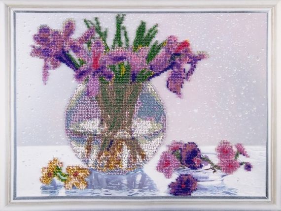 Дыхание весны - набор для вышивания бисером, VS014