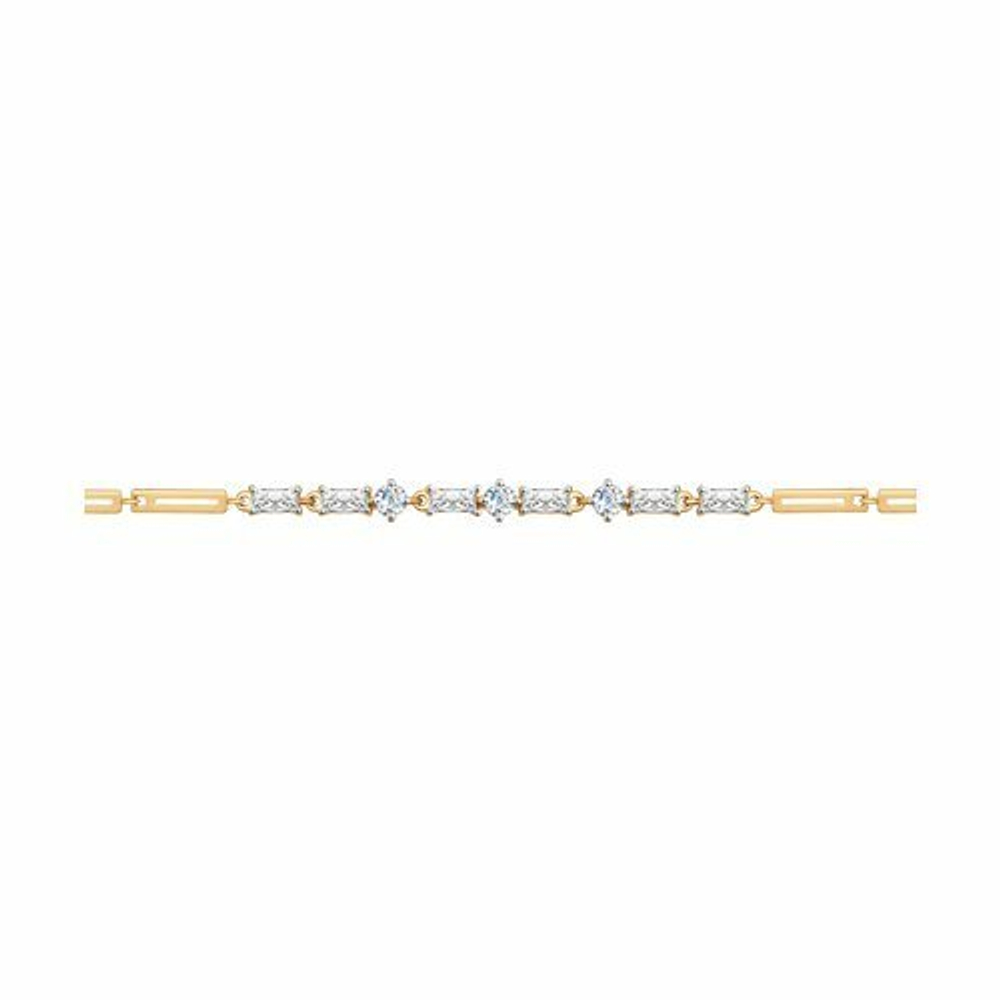 Браслет из золота со Swarovski Zirconia