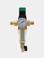 Фильтр промывной с регулятором давления для холодной воды 1/2" TIM JH-1008