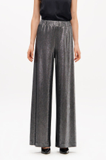 31208 Брюки женские (серебристо-черный)