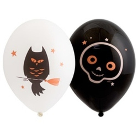 Шар (14"/36 см) Хеллоуин гламур 2цв 50 шт.