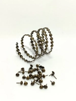 Гвоздевая лента "Золото с Черной крошкой" молдинги для мебели