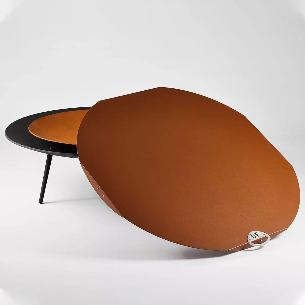 Чаша для костра UP!FLAME STEEL CUP UNIQ grey