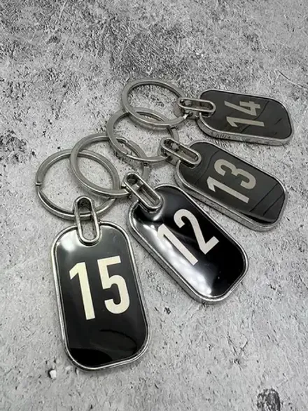 Номерки металлические на ключи (на заказ)