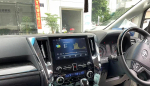 Магнитола для Toyota Alphard H30, Vellfire 2 2015-2023 (низкая комплектация) - Carmedia KP-T1101L на Android 10, 6Гб+128Гб, 4G SIM-слот, CarPlay