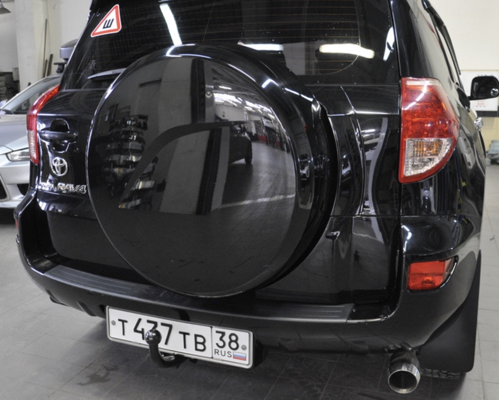 Фаркоп Toyota RAV4 2006-2013 (за исключением версии с длинной базой), условно-съемный,(без электрики) Трейлер.7830