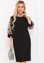 ПЛАТЬЕ ПЕРУДЖА (БЛЭК) Bellovera (Акция)