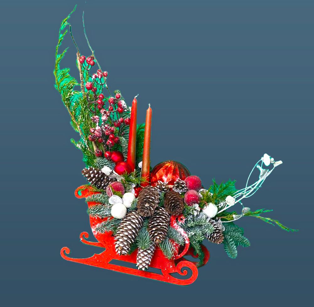 Сани снеговика