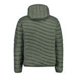 Куртка CMP Men's quilted jacket with Du Pont Sorona recycled padding, артикул 32K3147, цвет OIL GREEN (E319)
