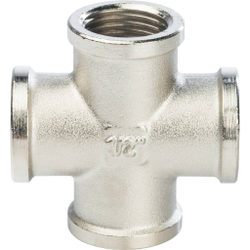 Крестовина ВР никелированная     1/2"