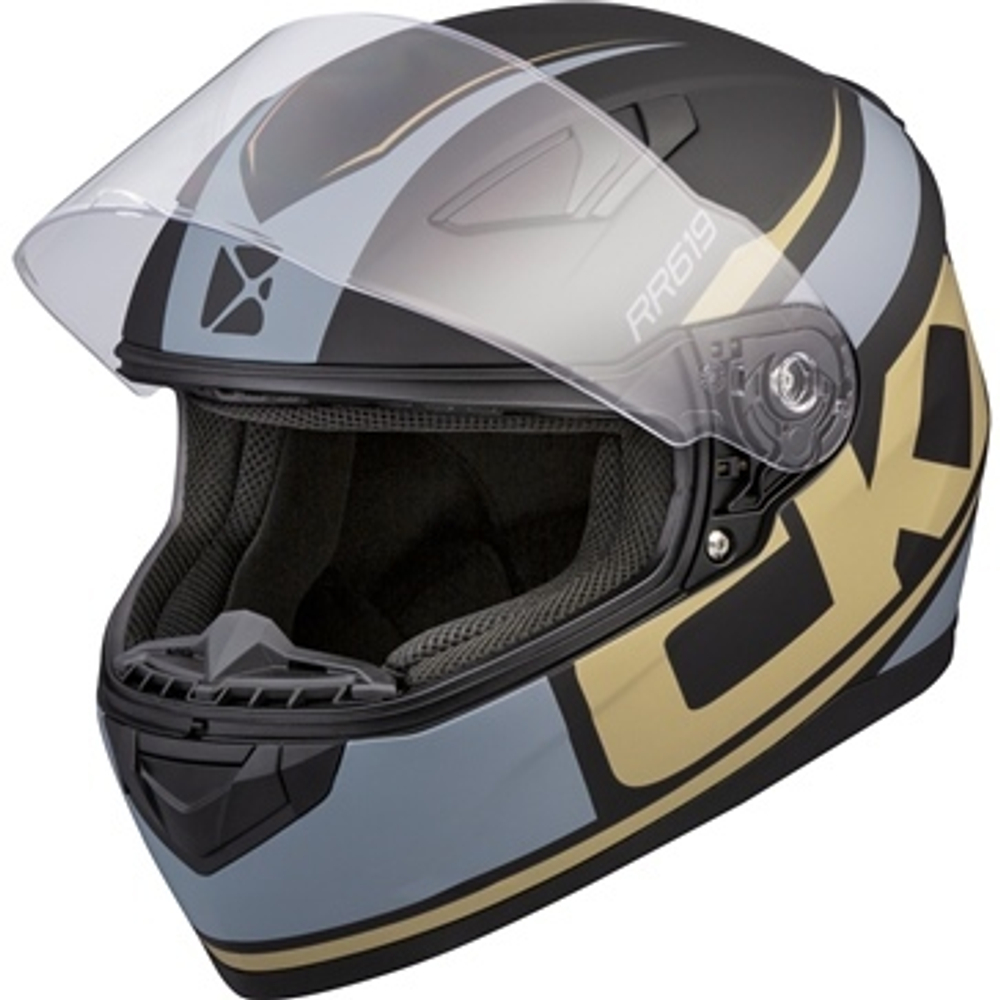 ШЛЕМ CKX RR619 MONZA GD MAT TG ECE CKX