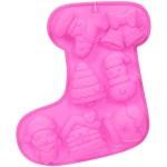 Форма силиконовая «Новогодний носочек» 21*17,6*2,3см