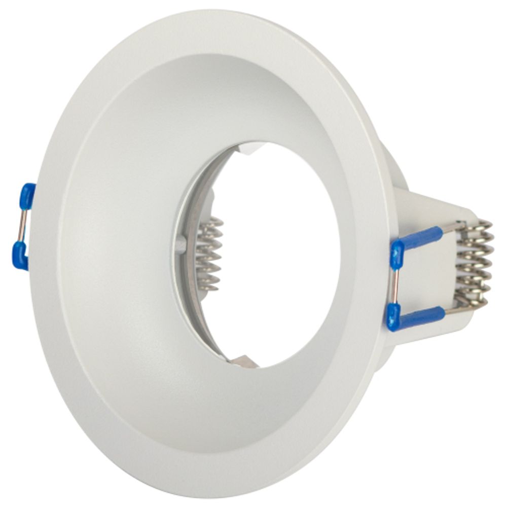 Встраиваемый светильник влагозащищенный ЭРА WR4 SWH MR16/GU5.3 IP44 белый матовый | Влагозащищенные встраиваемые светильники