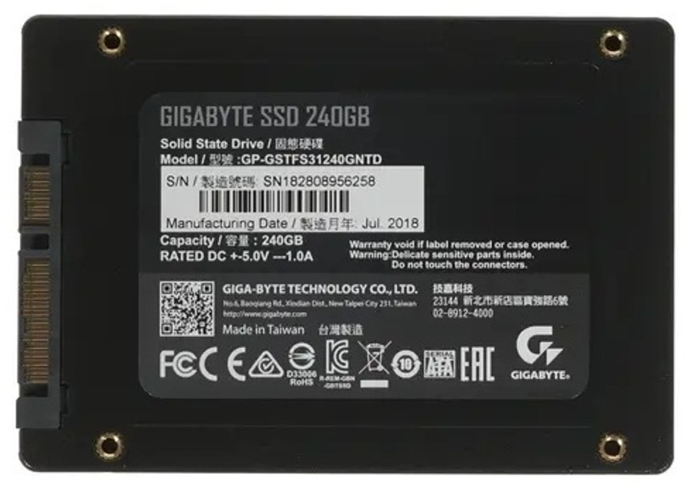 SSD GIGABYTE GP-GSTFS31240GNTD 240 ГБ