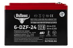 Тяговый аккумулятор RuTrike 6-DZF-24 (12V24A/H C2)
