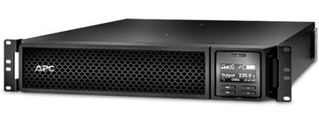 Источники бесперебойного питания (UPS, ИБП) APC Источник бесперебойного питания для персональных компьютеров и серверов APC Smart-UPS SRT, 1000VA/1000W, On-Line, Extended-run, Black, Rack