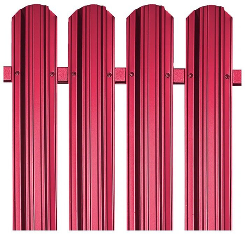 ШтакетникЕвро Стандарт Сокроф RAL 3005 красное вино 103х1500мм