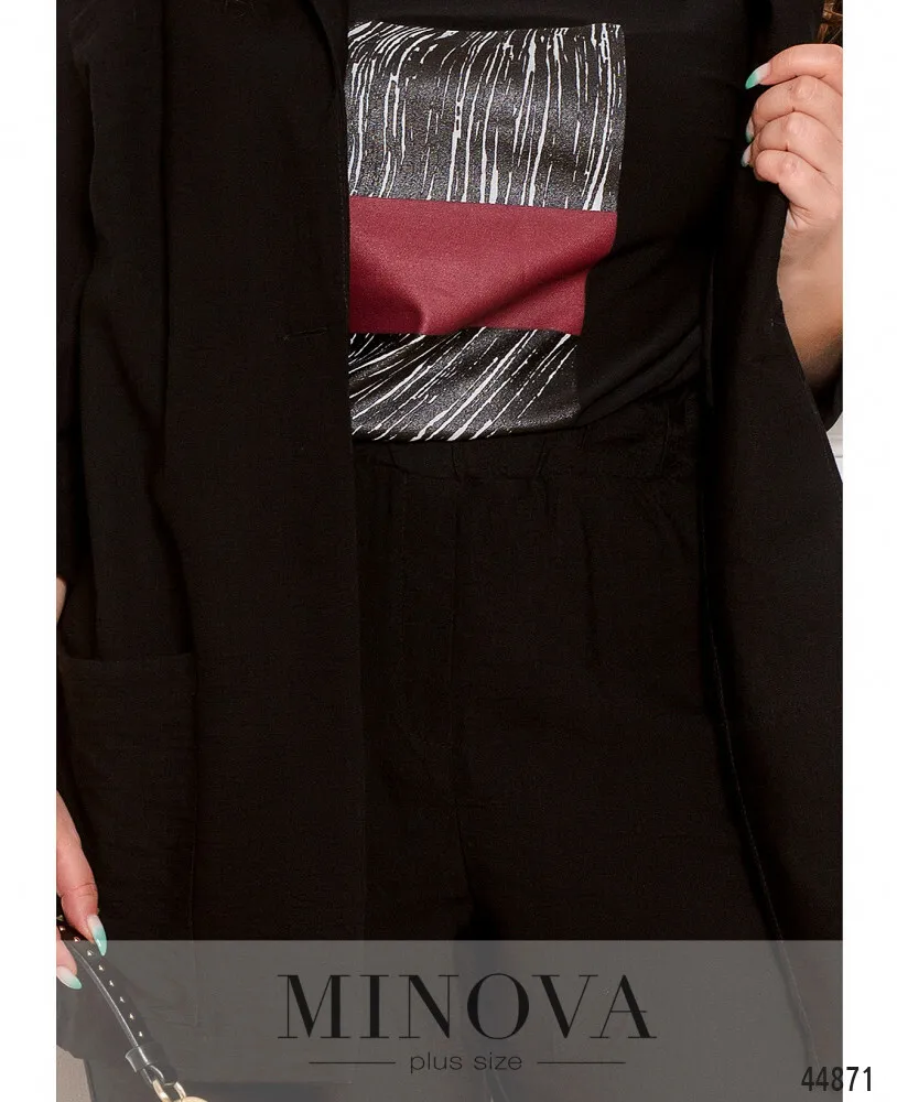 Костюм 1083Б-чёрный Minova