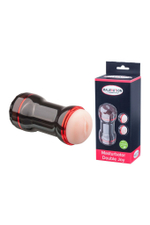 Двусторонний мастурбатор в колбе Double Joy