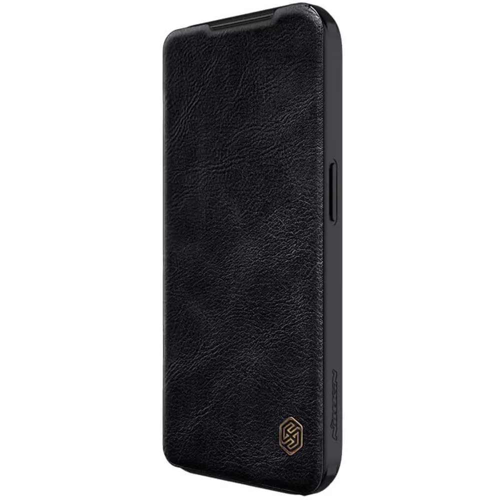 Кожаный чехол-книжка Nillkin Leather Qin Pro c защитой камеры для iPhone 15 Pro Max