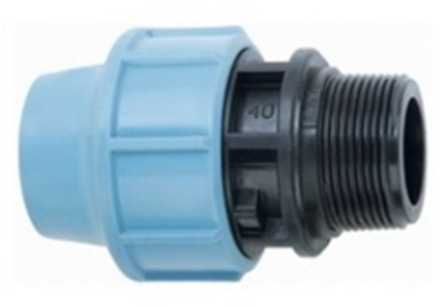 Муфта ПЭ 63 х 2" НР