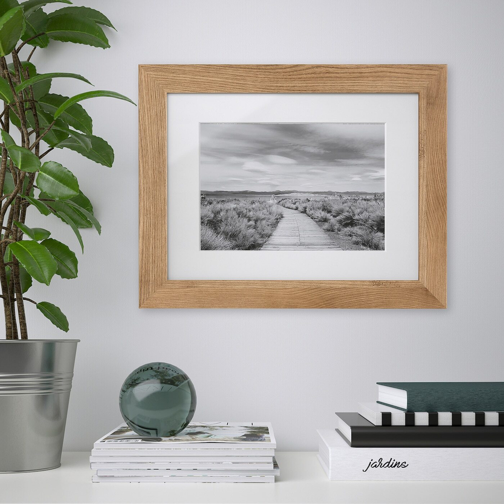IKEA DALSKÄRR  (ИКЕА ДАЛСКÄРР)  -  Рама, имитация дерева/светло-коричневый, 30x40 см