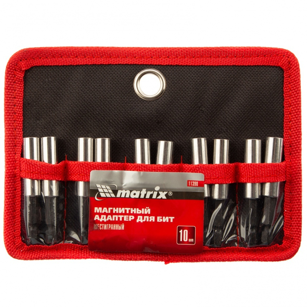 Адаптер магнитный для бит, шестигранный, 10 шт. Matrix
