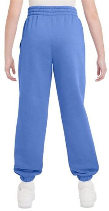 Штаны для девочки теннисные Nike Kids Sportswear Club Fleece Loose - небесный