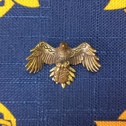 Подвеска. Ворон с руной