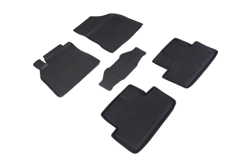 Резиновые коврики с высоким бортом для Renault Megane III 2008-2016, Seintex.83252