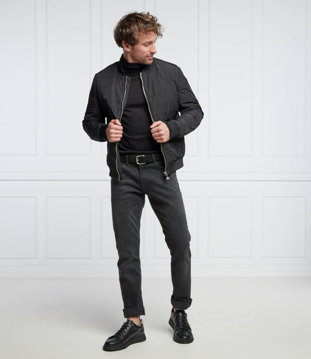 Хлопковый гольф ulsan BOSS BLACK - черный(50463056)