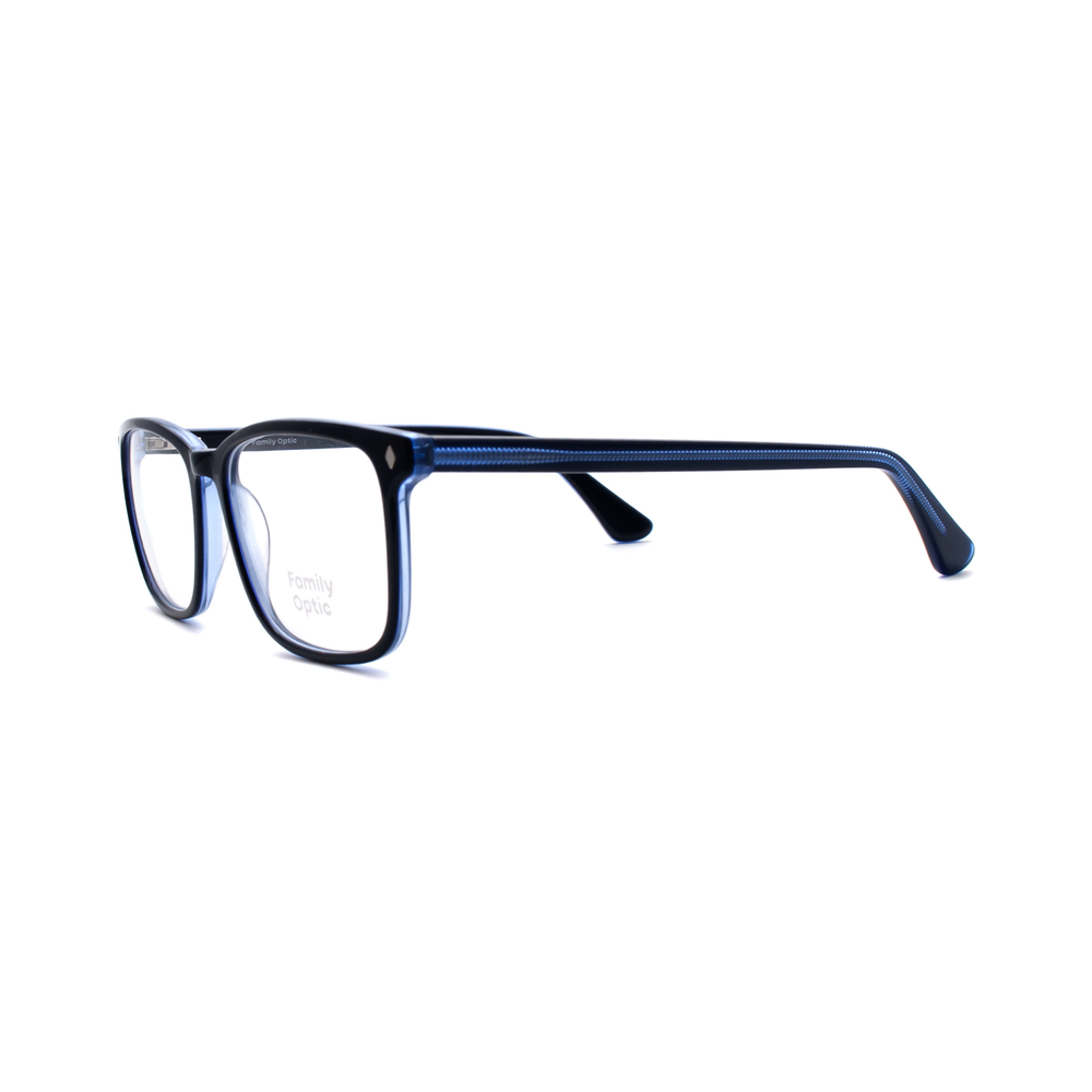 Оправа прямоугольная Family Optic WD2244 C1 черный/синий (Китай)