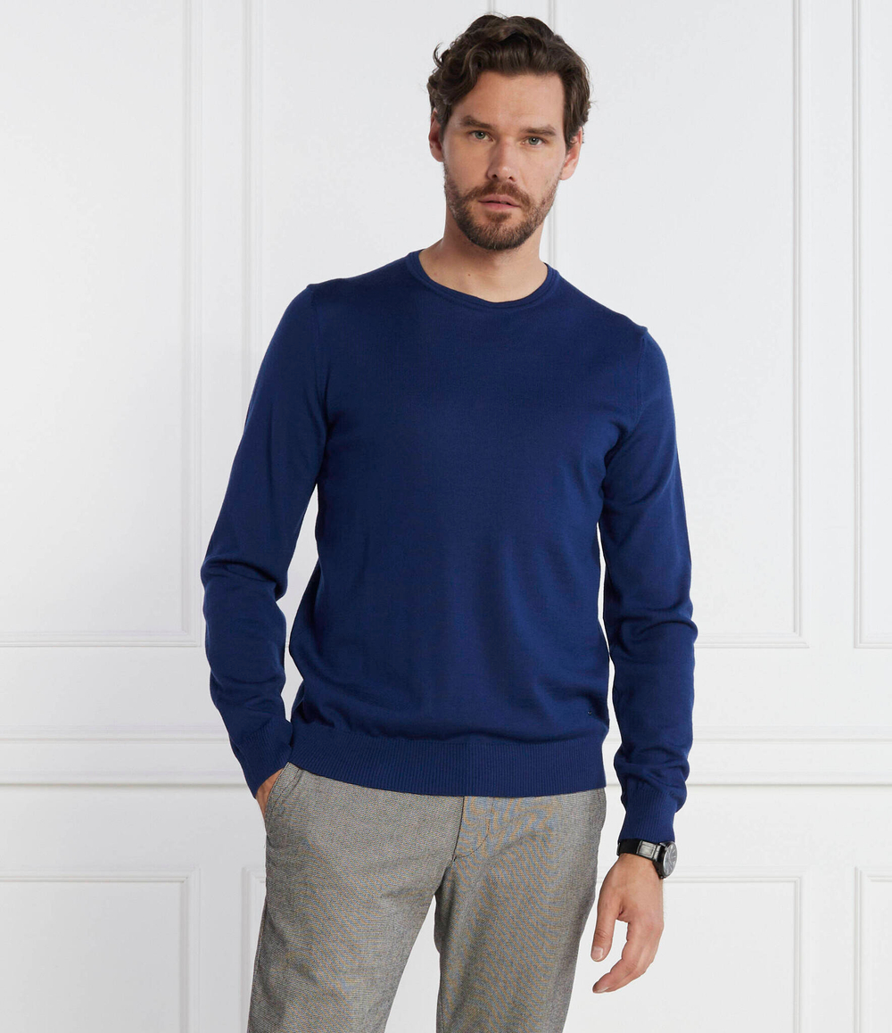 Хлопковый свитер denny Joop! - индиговой(30032601)