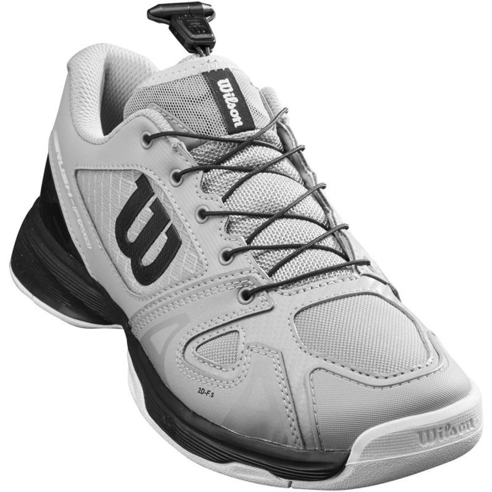 детские Кроссовки теннисные Wilson Rush Pro Junior QL - quarry/black/wht -  купить по выгодной цене | Теннисный магазин tennis-store.ru