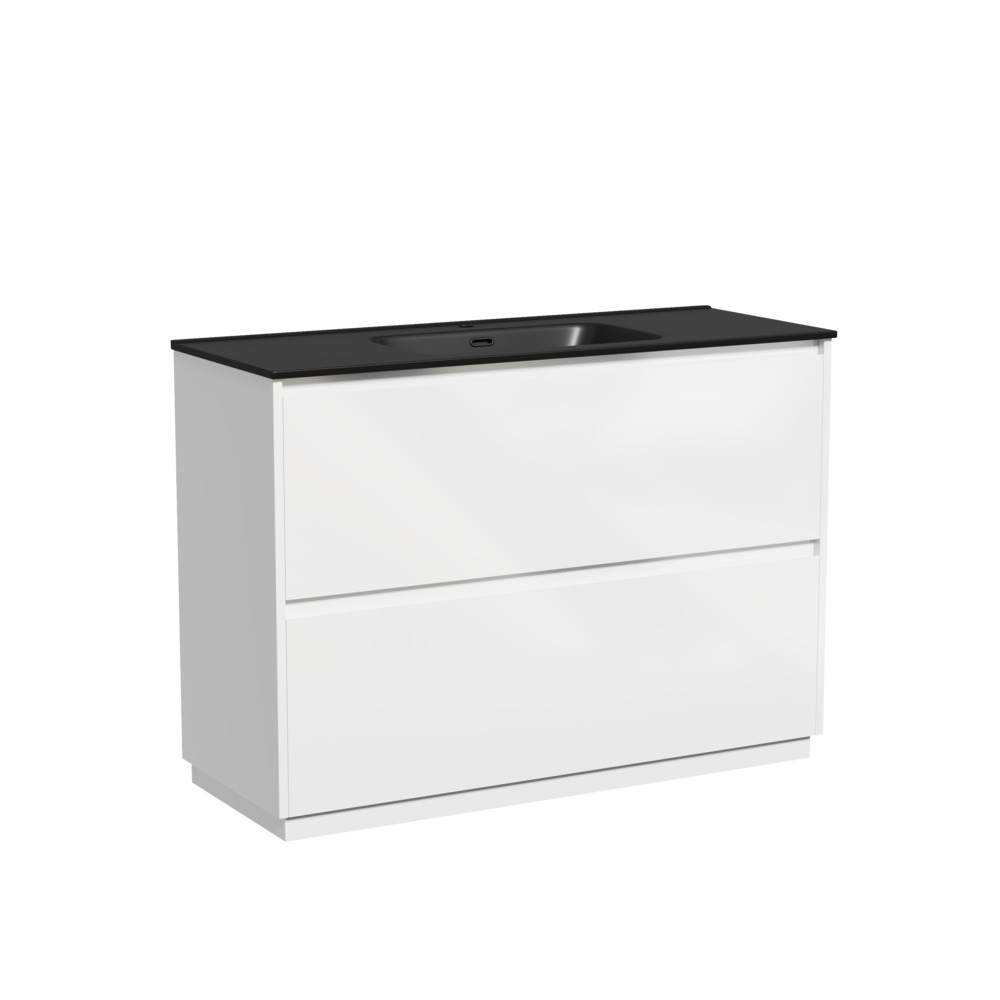 Тумба напольная под раковину Sancos Libra Floor, белый глянец 1190х450х840 мм