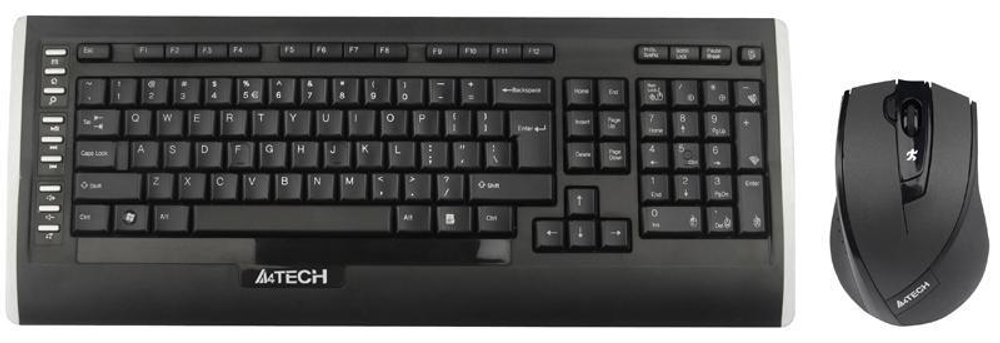 Клавиатура и мышь Wireless A4Tech 9300F