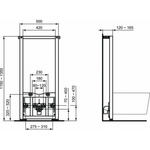 Промо-набор 2 в 1 с биде T297101 STRADA II и инсталляцией PROSYS R016267