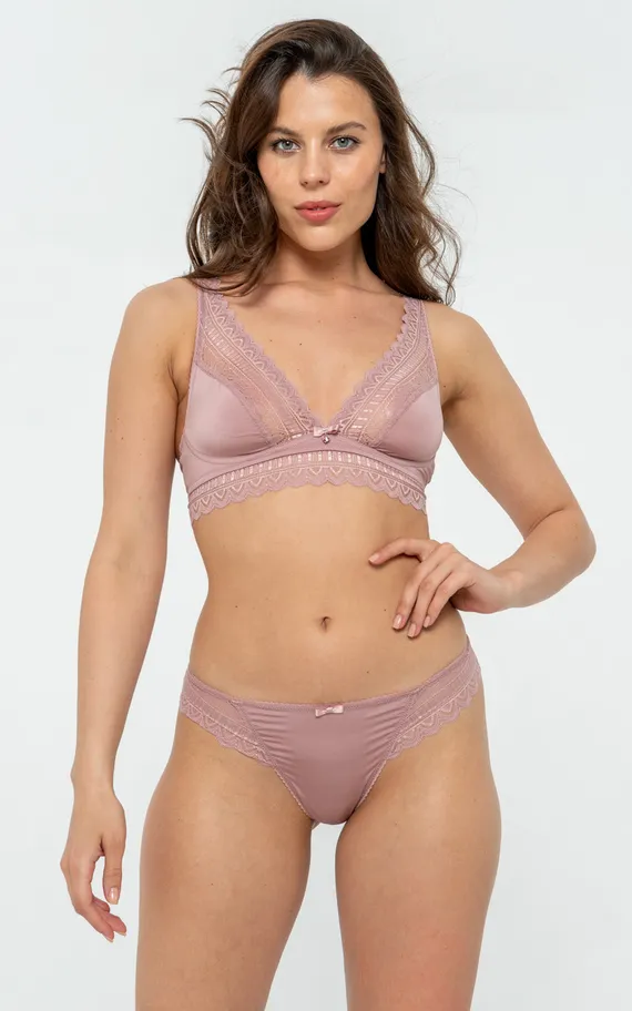 Трусы-бразилиана TM10 Пудровый