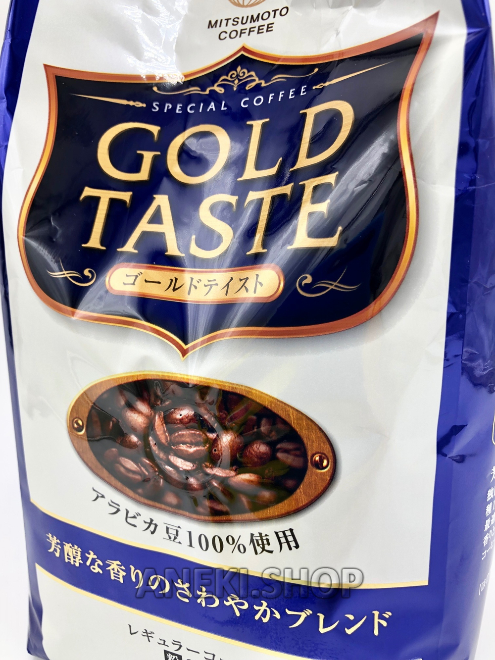 Кофе молотый жареный среднего помола мягкого вкуса 320 г Gold Taste MitsuMotoCoffee