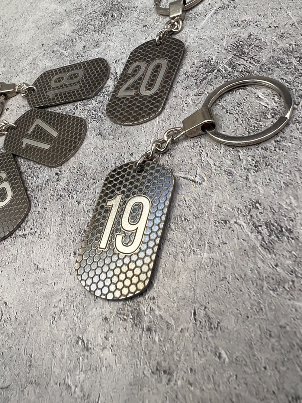 Номерки на ключи металлические 16-20