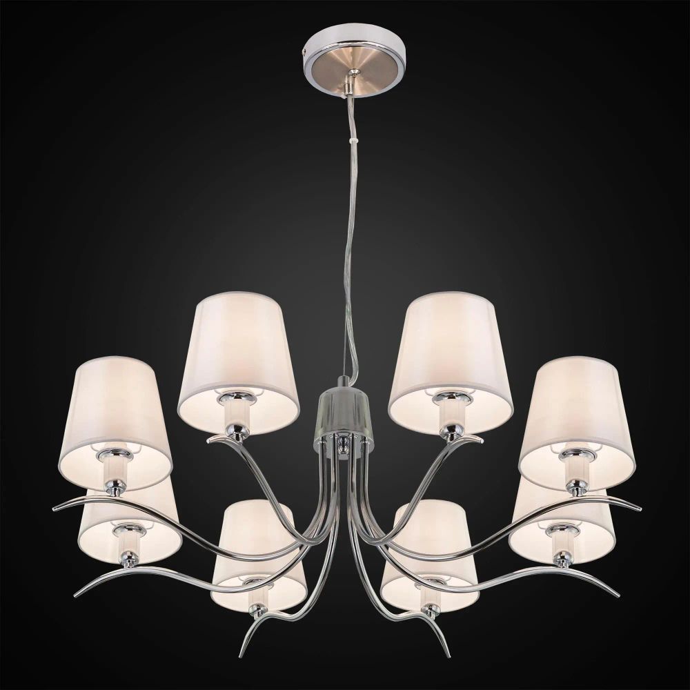 Citilux Эмма CL439181 Люстра подвесная с абажурами Хром