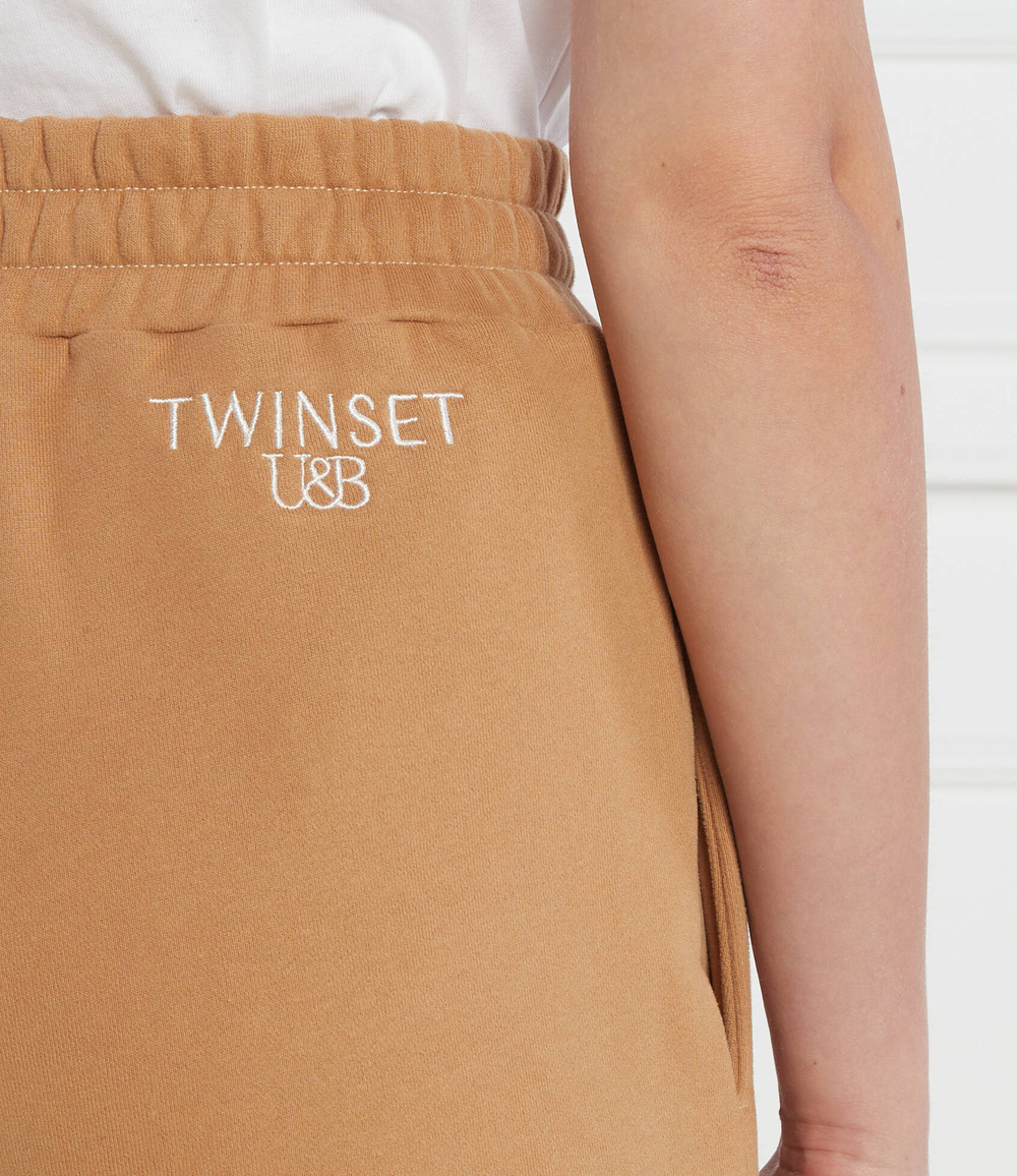 Спортивные штаны Twinset U&amp;B - коричневый(232LI2UDD)