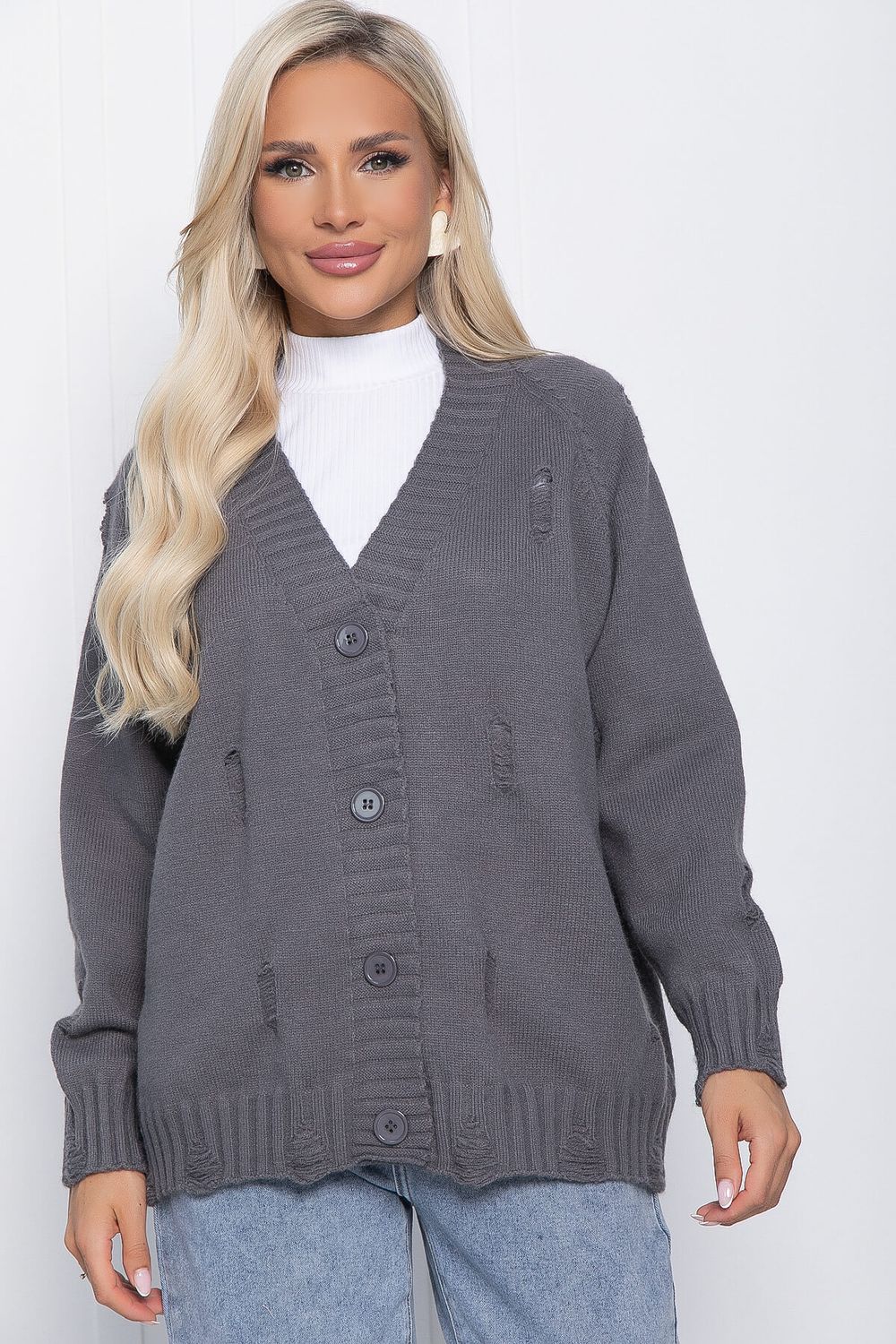 Кардиган Ирма (графит) Б10927 LT Collection