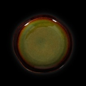 Тарелка мелкая «Corone Verde» 210 мм синий+зеленый