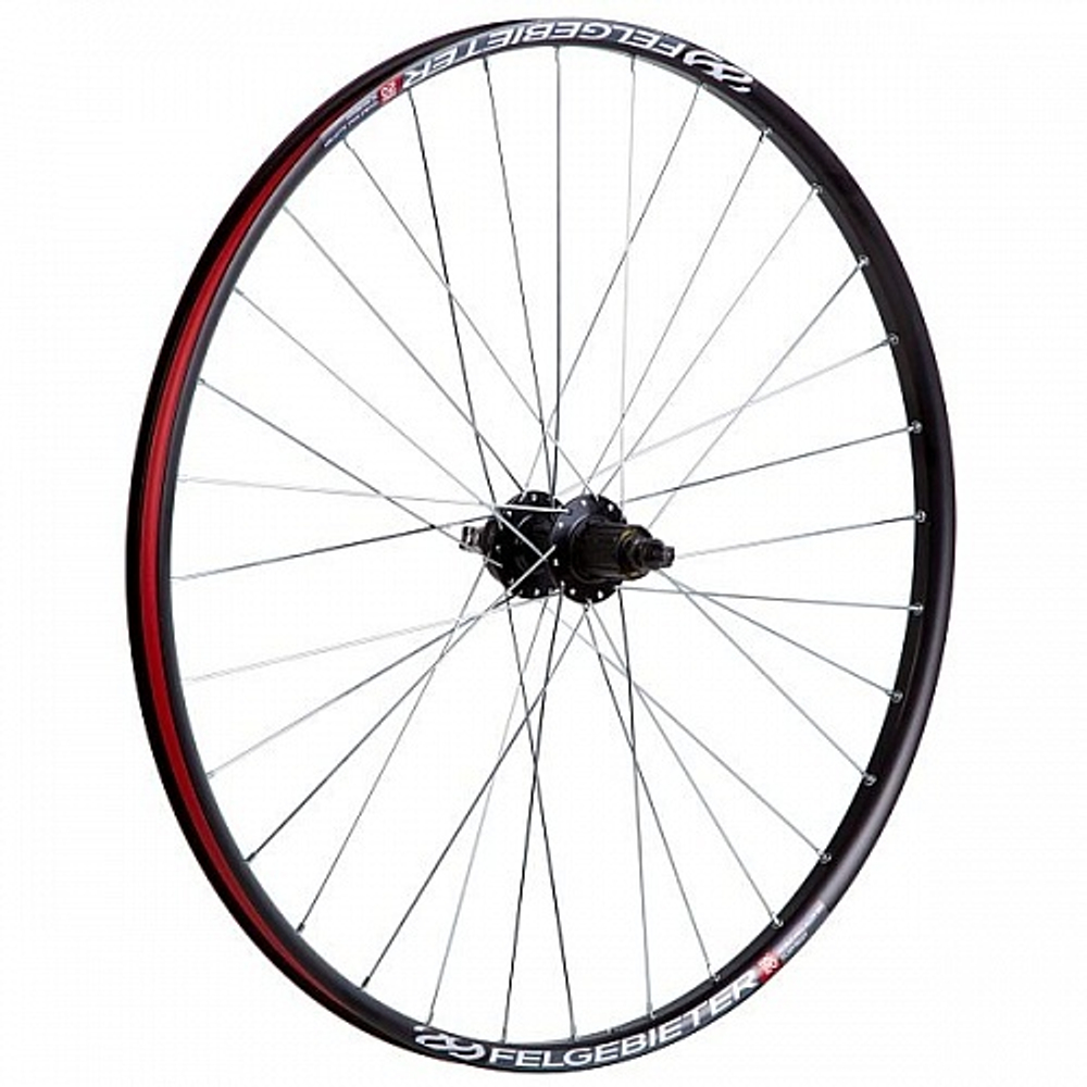 Колесо 29" заднее(без резины), двустенный алюм.обод 32 отв, втулка KT-MD4R алюм.6 болтов под диск.т