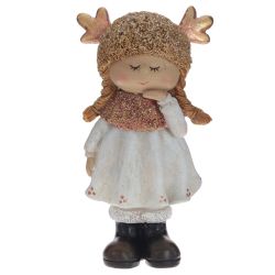 GAEM Фигурка декоративная "Мальчик/Девочка", L7,5 W5 H13 см, 2в.